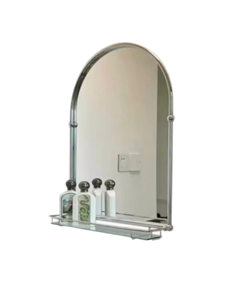 Silver Chrome Mirror