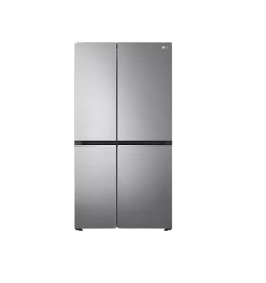 647L Side-By-Side-Fridge With Linear Compressor, GS-B6472PZ - Platinum Silver