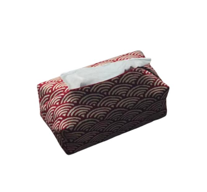 Japanese Tissue Box - Red