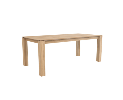 Oak Slice Dining Table