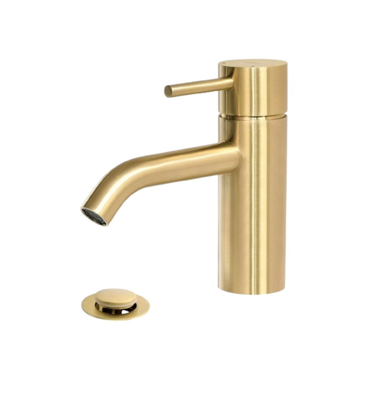 Brushed Gold Bathroom Faucet, 100102-BG