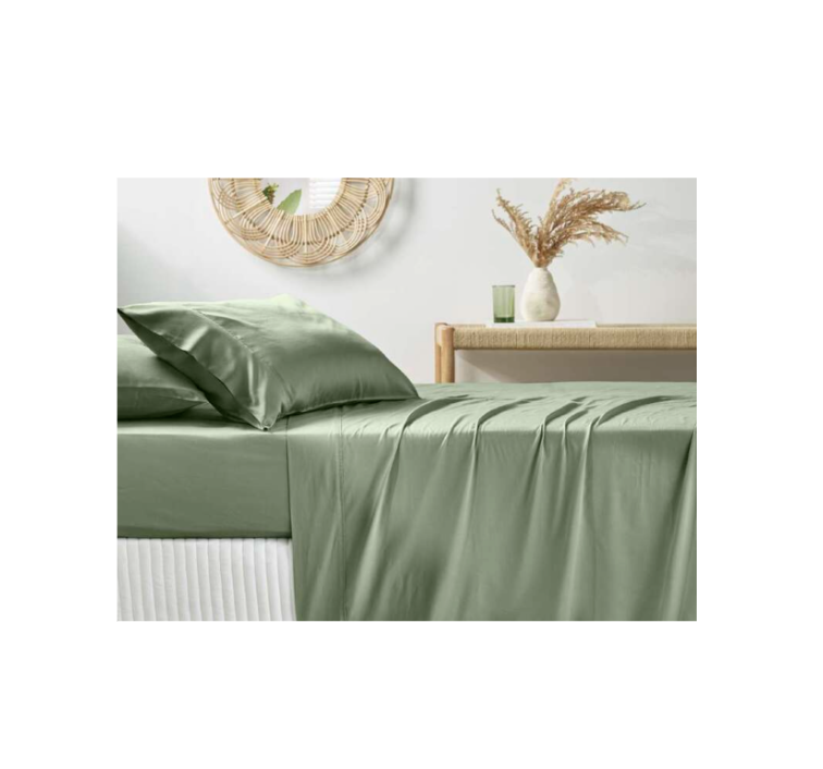 KOO Bamboo Cotton Sheet Set Sage Queen