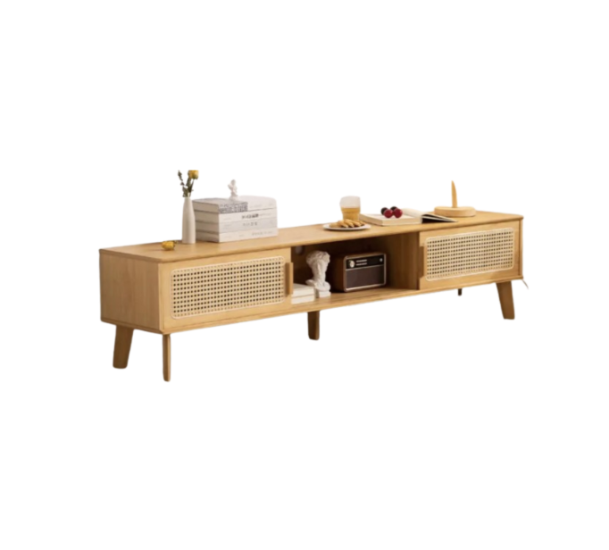 Rattan Wooden TV Console