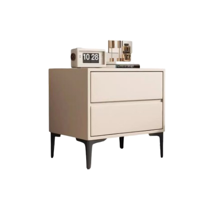 Italian Grey Bedside Table