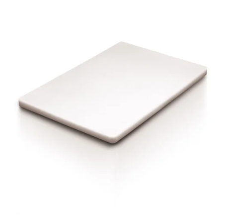 High Density Polyethylene Cutting Board, White