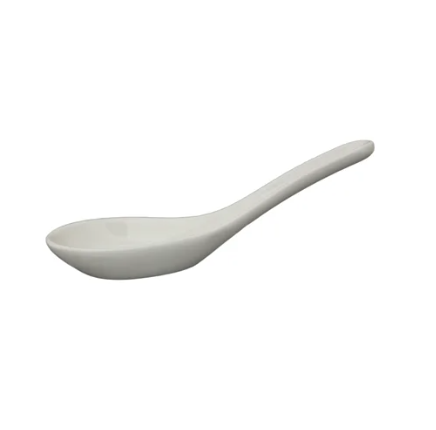 Shangrila Cerabon Porcelain Chinese Soup Spoon, 13cm