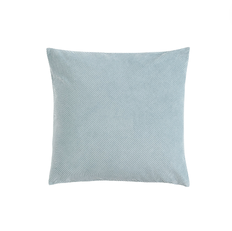 Textured Cushion Case - Light Blue