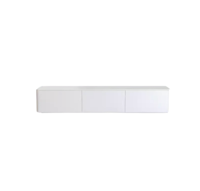 Minimalist TV Console - Off-White
