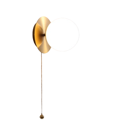 Nordic Opal Round Wall Light 