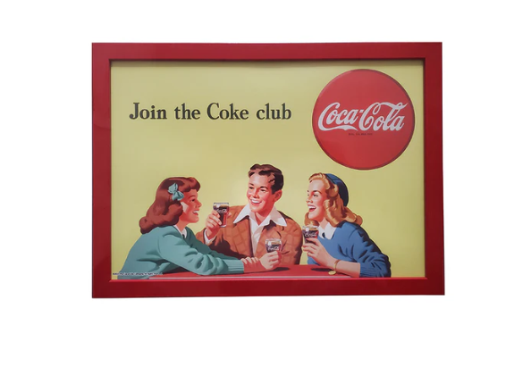 Coca Cola Photo Frame, AS2 - Red