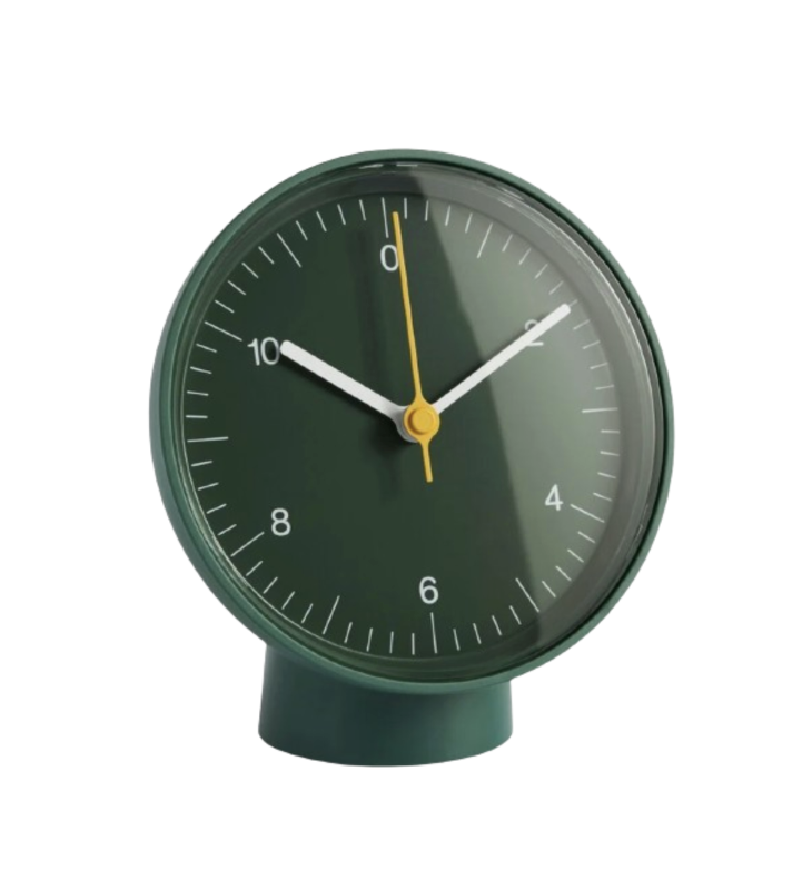 Hay Table Clock - Green