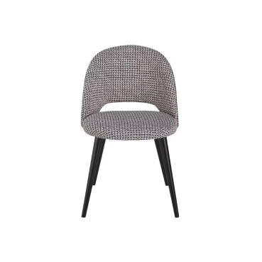 Patterned Cushioned Dining Chair