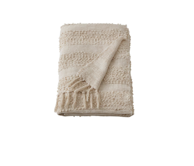 GÖLSTARR Throw, 130x170 cm, Natural Colour/Beige