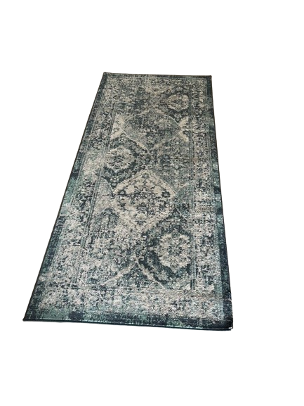 VONSBÄK Rug, Low Pile, 133x195 cm, Dark Blue