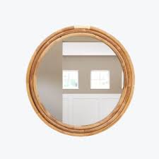 Wooden Hanging Mirror