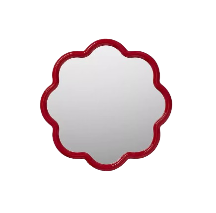 Flower-Shaped Bathroom Mirror 