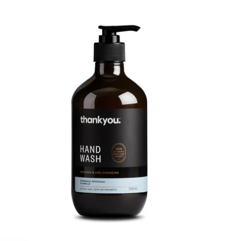 Thankyou Botanical Patchouli & Vanilla Hand Wash, 500ml