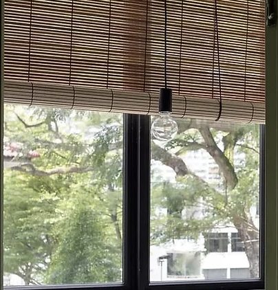 Bamboo blinds