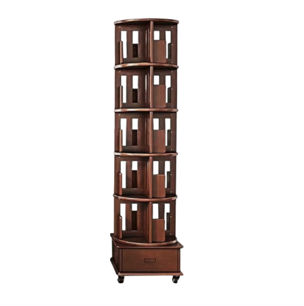 Spinning Bookshelf Tower