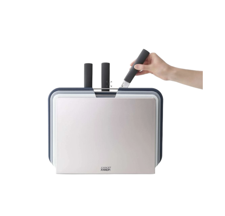 Nest™ Boards Plus 6-piece Grey Knife & Chopping Board Set