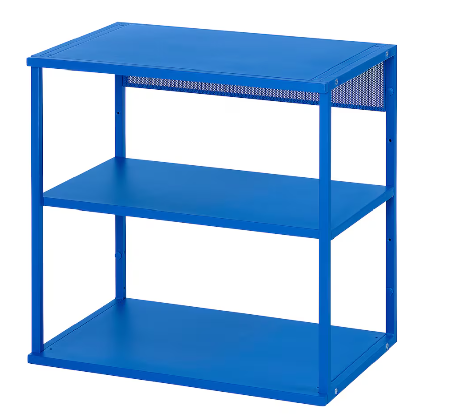 PLATSA Open Shelving Unit, 60x40x60 cm, Blue