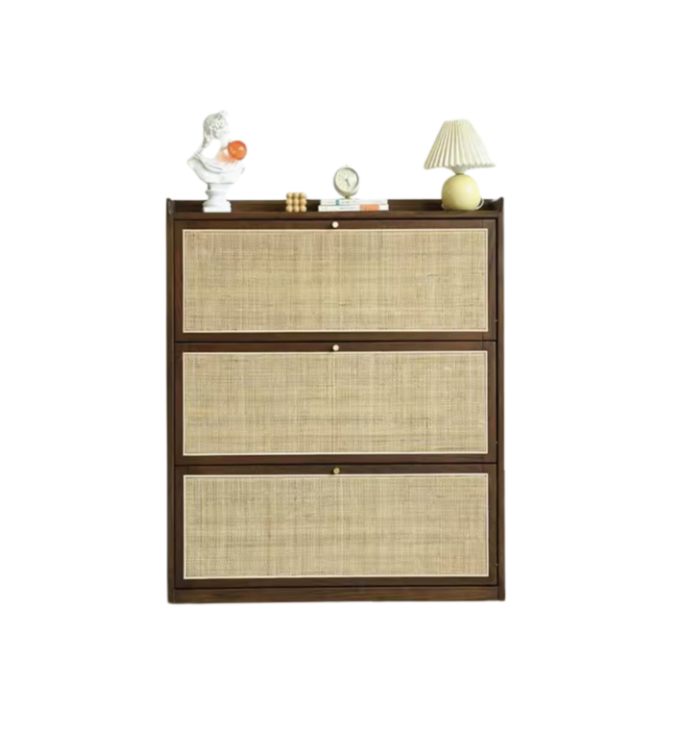 Rattan Shoe Rack