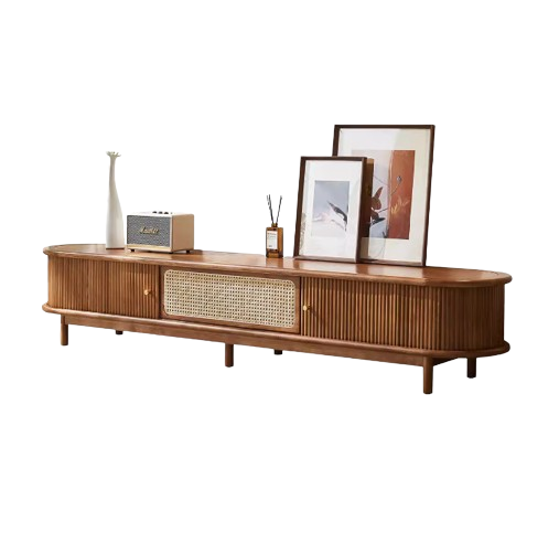 Rattan TV Console