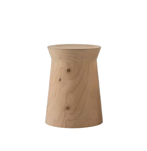 Nordic Solid Wood Log Stool