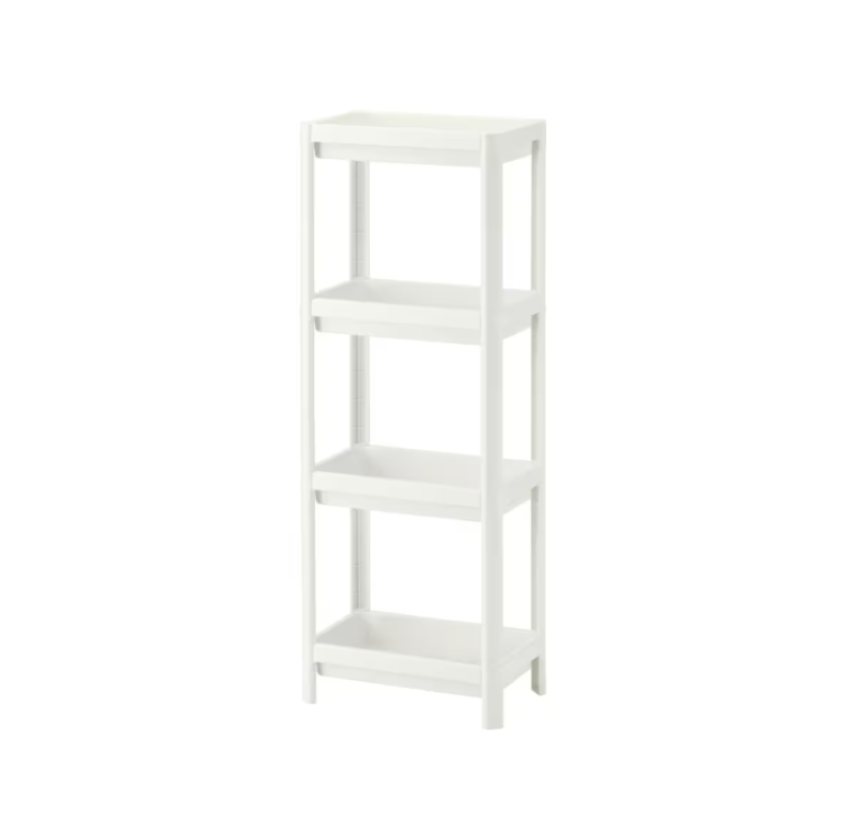 VESKEN, Shelf Unit, 37x23x101cm - White