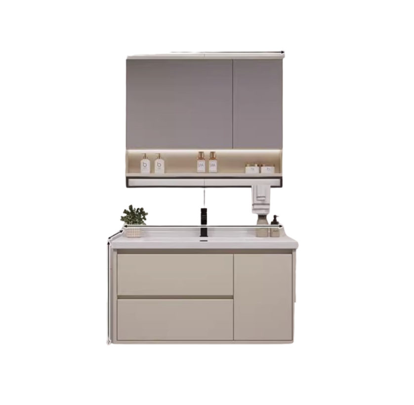 Toilet Basin Cabinet with Mirror