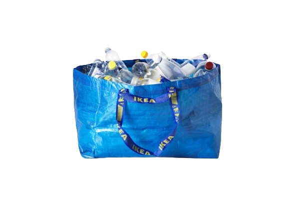 FRAKTA Carrier Bag, Large, 55x37x35 cm/71 l, Blue