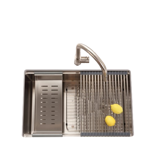 Neste Single Bowl Undermount Kitchen Sink, 78cm