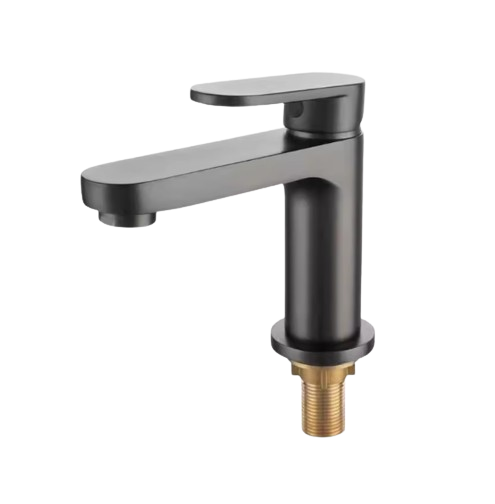 Single Cold Faucet, Gun Grey
