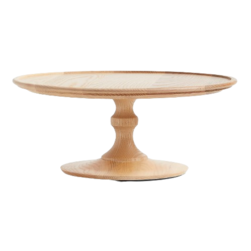 Wooden cake stand