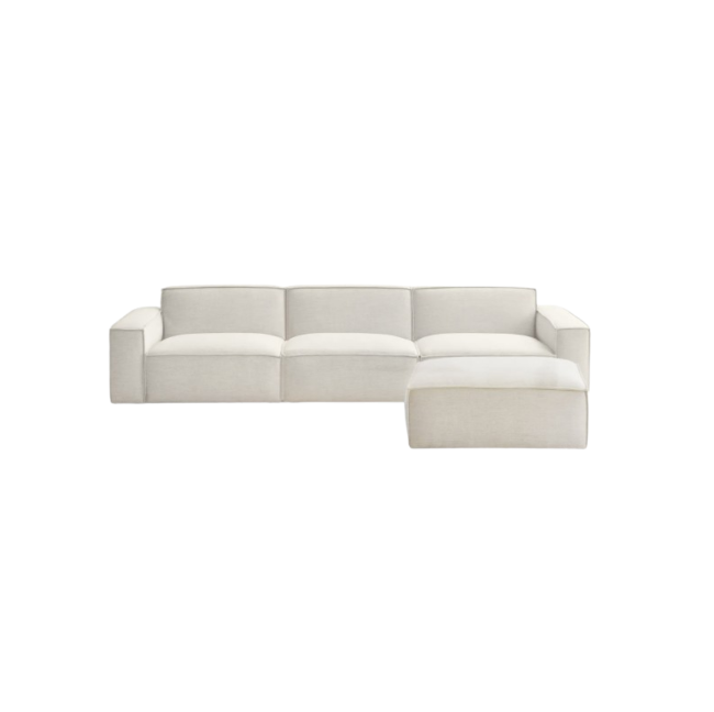 Jonathan Extended Sofa with Ottoman