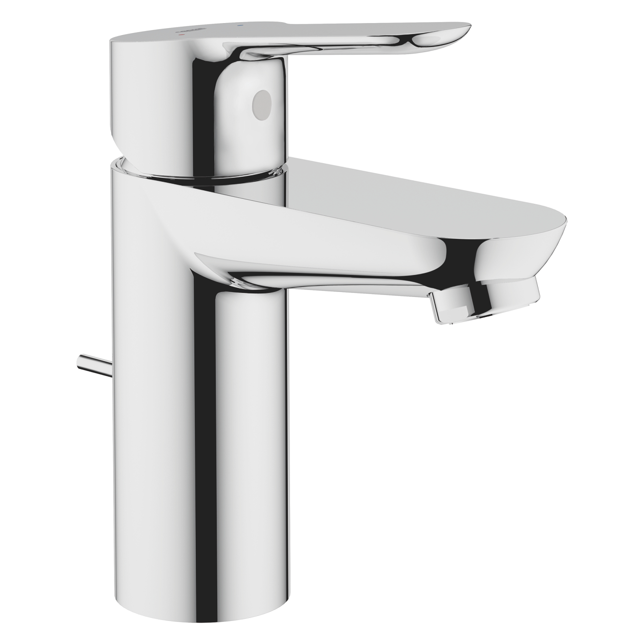 BauEdge Single Lever Basin Mixer, 32819000, S, Chrome