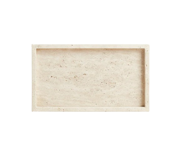 Marble Bathroom Tray, Beige 