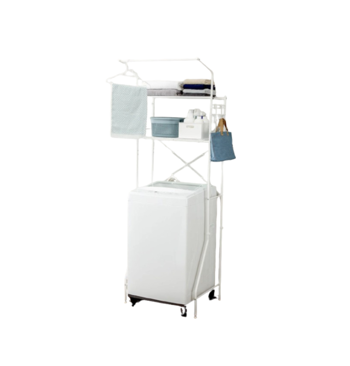 Washing Machine Rack Cruz - White
