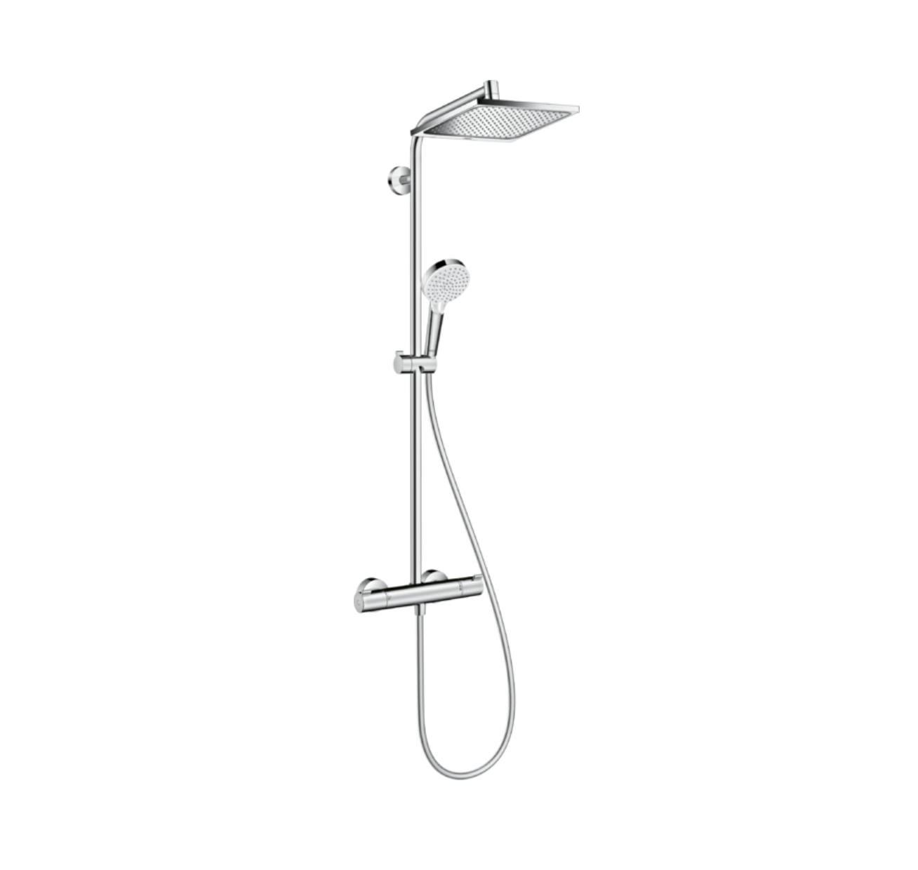 Crometta E Showerpipe 240 with Thermostat Varia