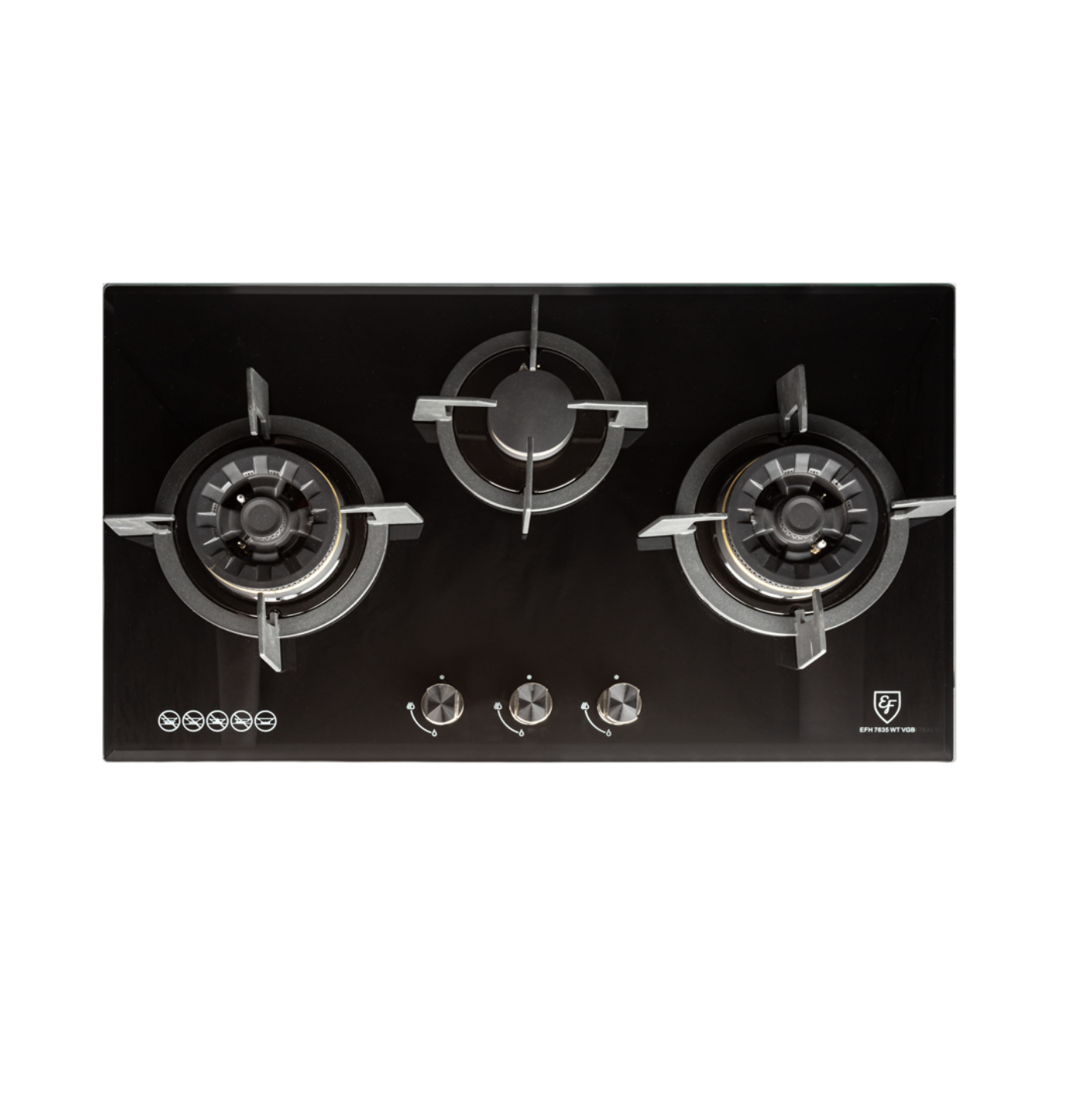 Built-In Glass Hob, 78cm, EF EFH 7635 WT VGB