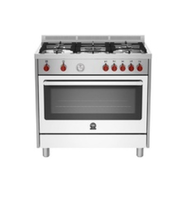 90cm 5-Burner Electric Oven - Stainless Steel
