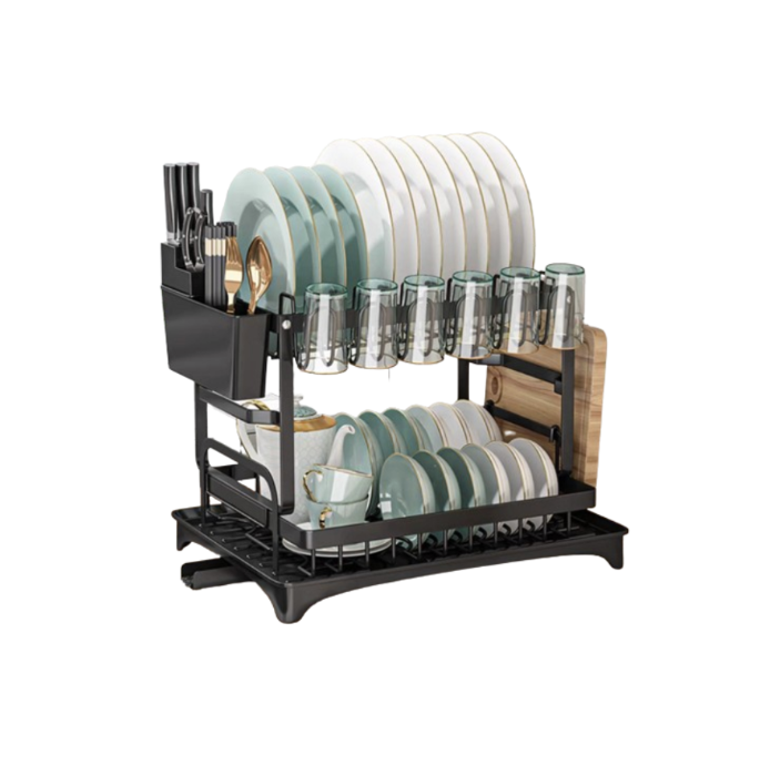 Dish Draining Rack - Black