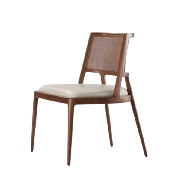 Rattan Back Dining Chair