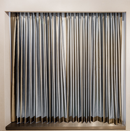 Motorised Double Pleated Night Curtain 