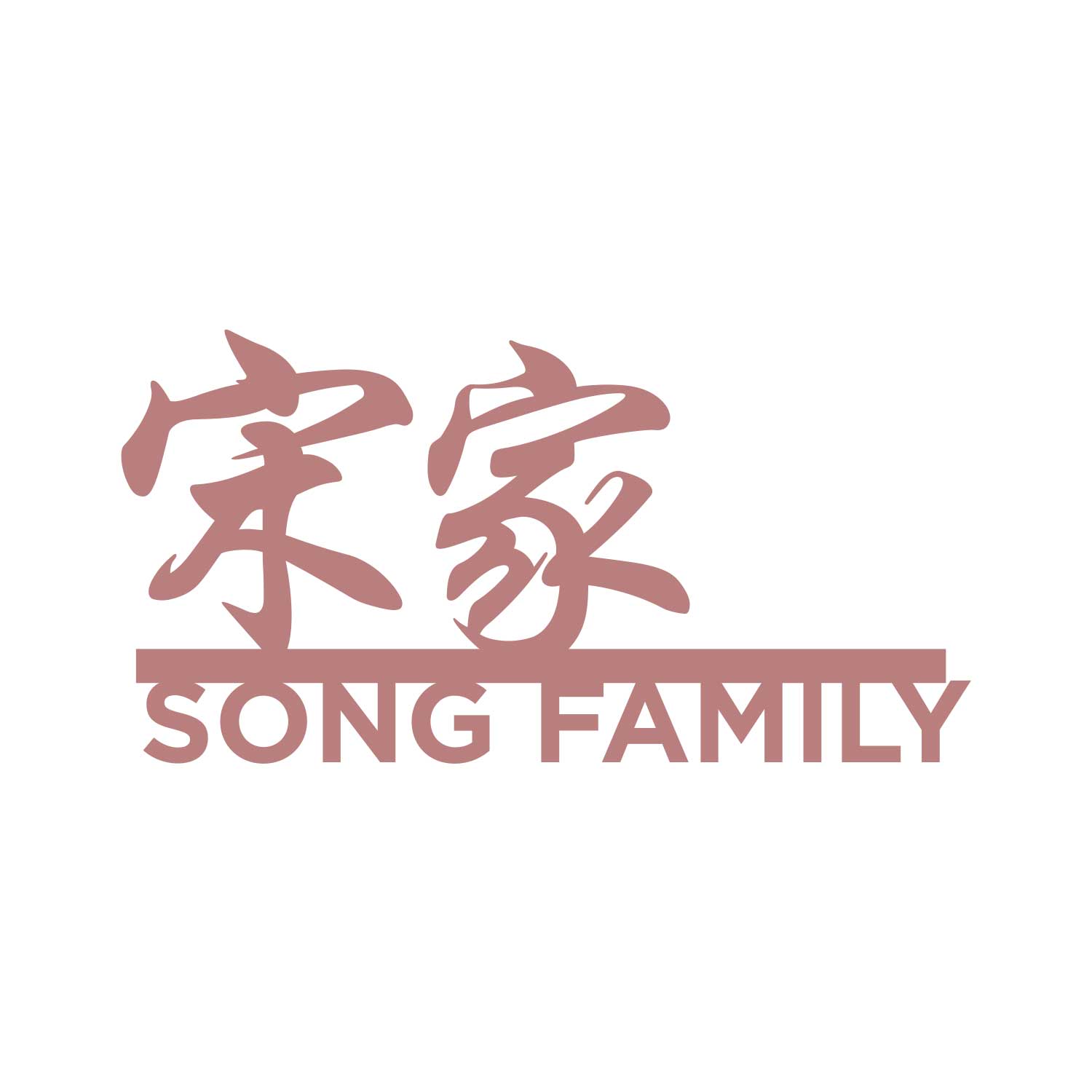 Flat Minimal Family Name Plaque