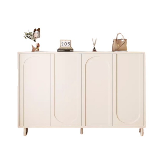 Arched Panel Shoe Cabinet