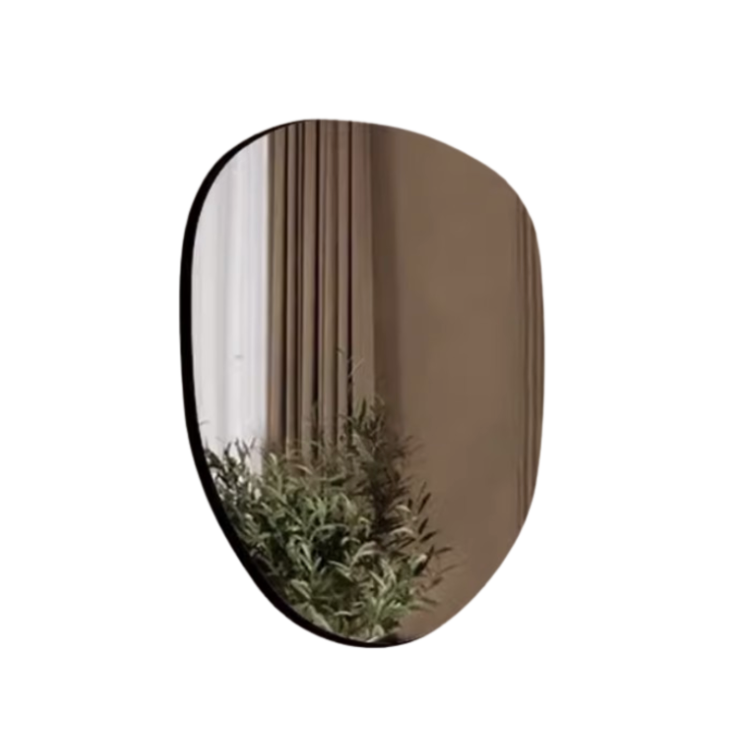 Simple Irregular Shaped Bathroom Mirror