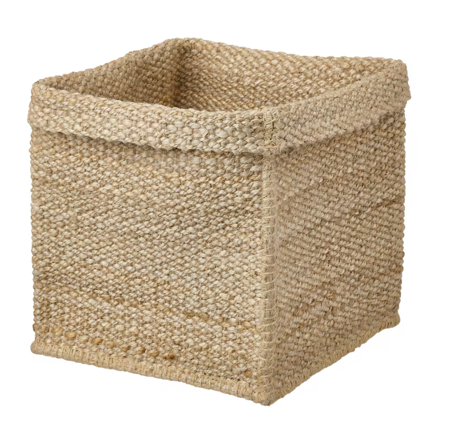 TJILLEVIPS Basket, Jute, 30x30x35cm