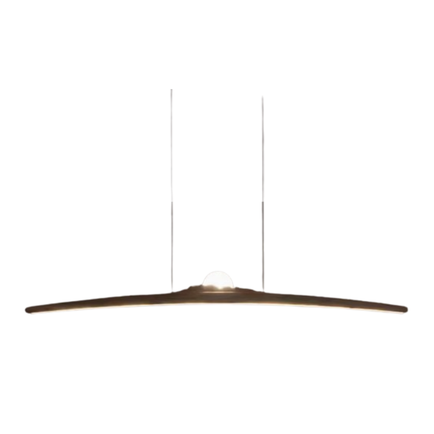 Arched Wooden Pendant Lamp