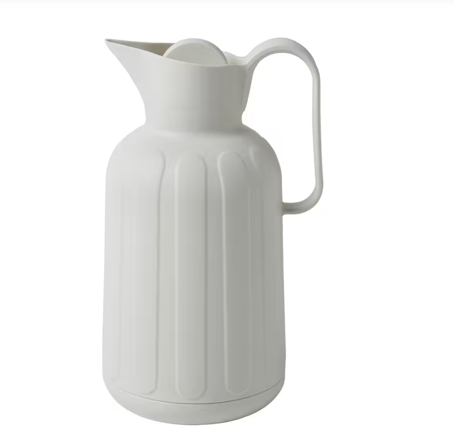TAGGÖGA Vacuum Flask, 1.6L, Off-White